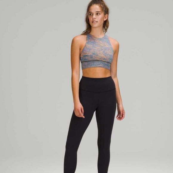 Lululemon Energy Bra high neck long line medium support 10 strappy - Picture 4 of 8